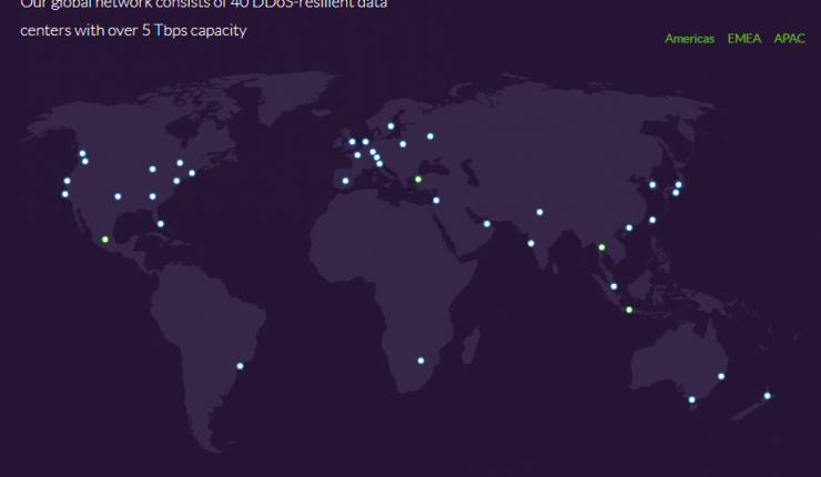 Incapsula CDN Global Network Map